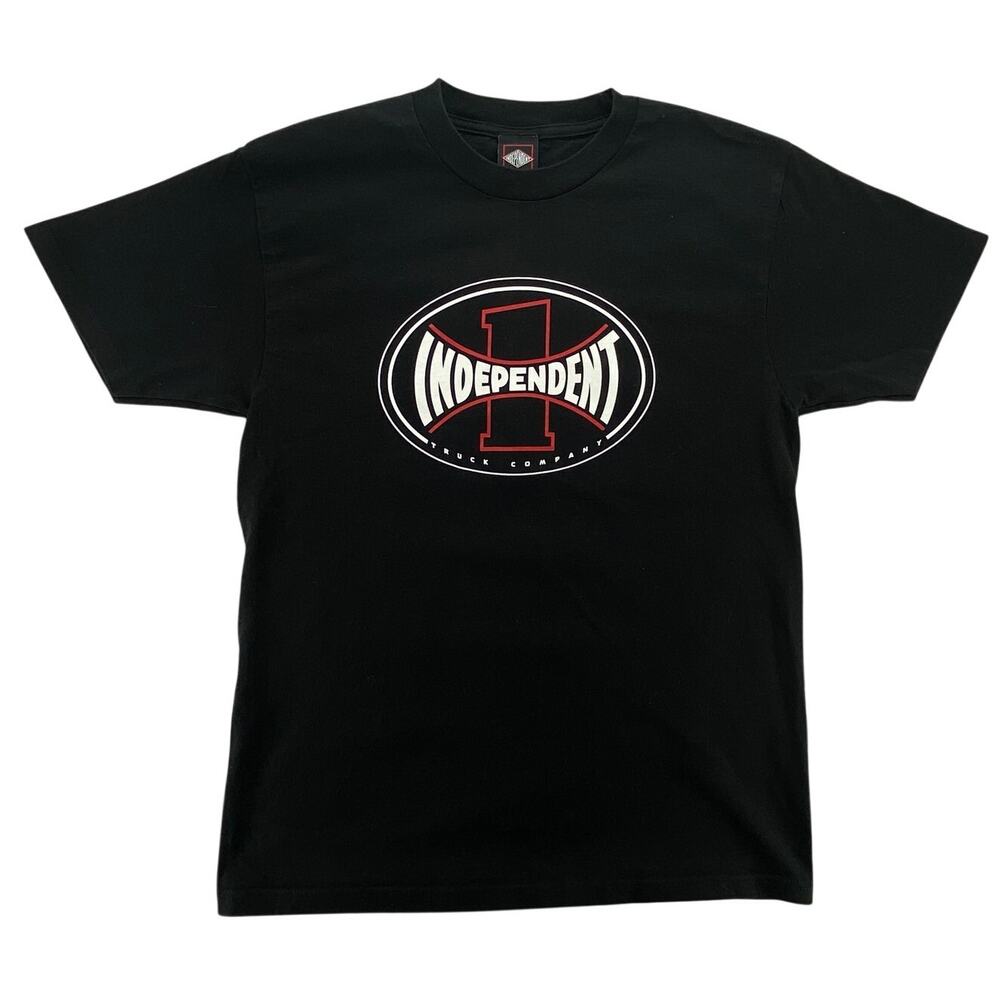 Independent Truck Company Logo Black Skate T-Shirt Men’s Medium M 100% Cotton